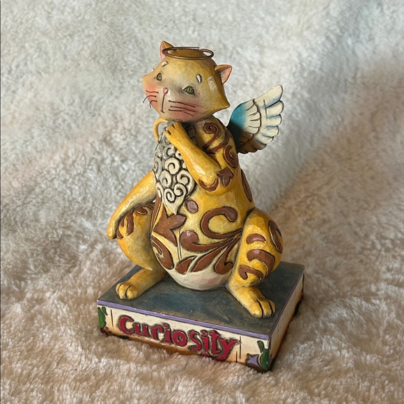 Jim Shore Curiosity Cat Figurine - Picture 3 of 6